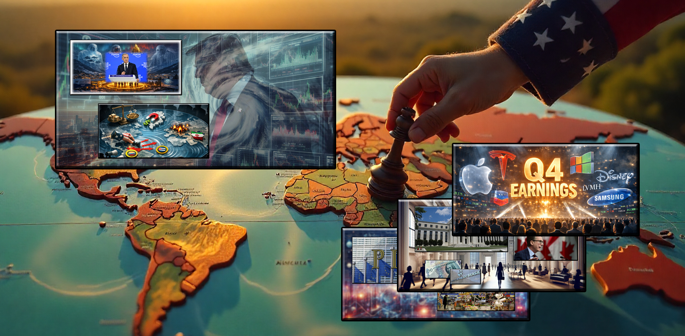 A semana que começa Fed, geopolítica e resultados